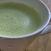 Photo de thé vert au lait 3