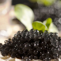 Photo de caviar noir
