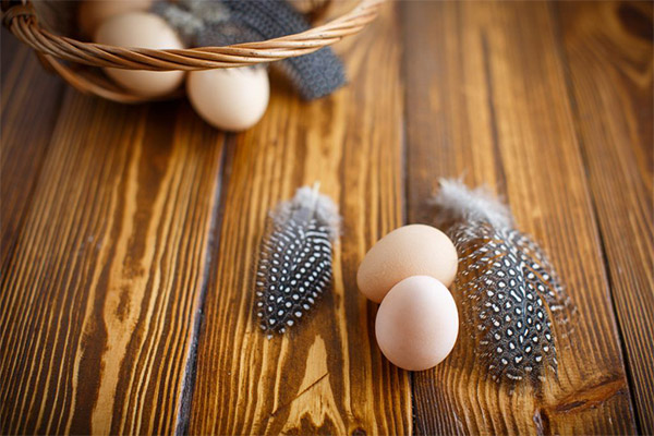 Výhody a poškození vajec z perliček