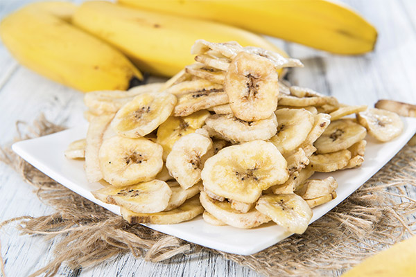 Les bienfaits des bananes séchées et séchées