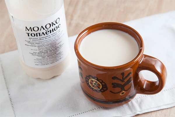 Fördelarna och skadorna med bakad mjölk